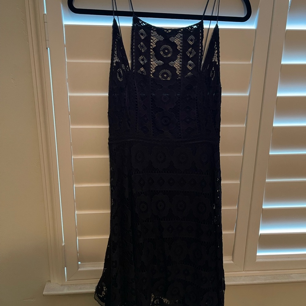 Free People crochet lace dress